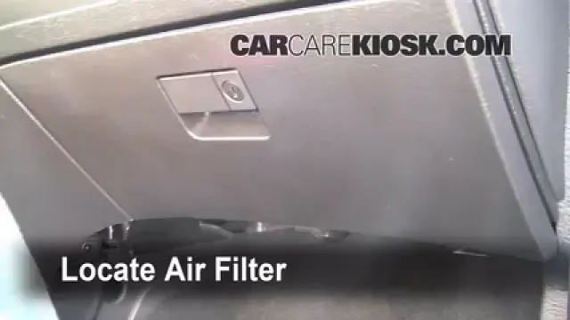 2005 Chrysler Pacifica Touring 3.5L V6 Filtre à air (intérieur) Changement